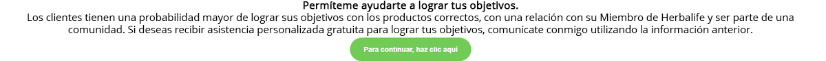 Lograr objetivos Herbalife
