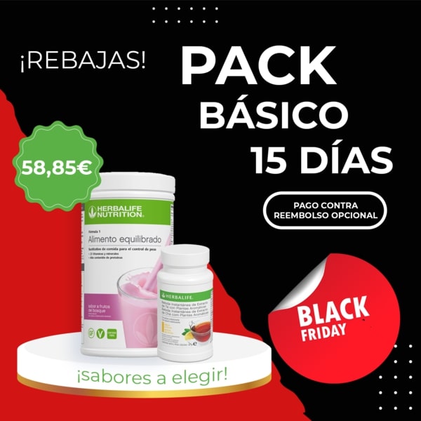 Pack básico control de peso Herbalife | 15 días