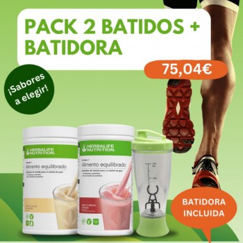 2 Batidos Fórmula 1 + Accesorios