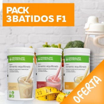 3 batidos Fórmula 1