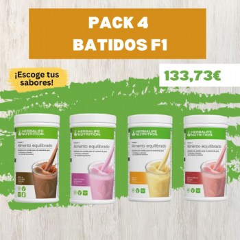 4 batidos Fórmula 1