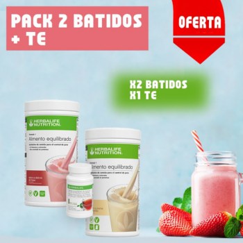 2 batidos Herbalife | Té Thermojetics