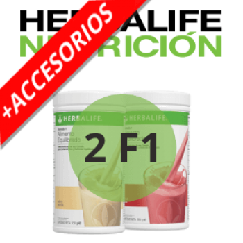2 Batidos Fórmula 1 + Accesorios