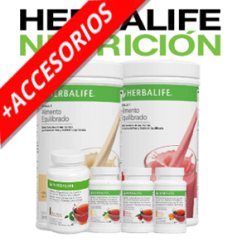 2 batidos Herbalife | Té Thermojetics + Accesorios