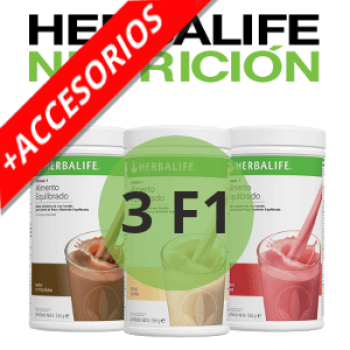 3 F1 + Accesorios Herbalife