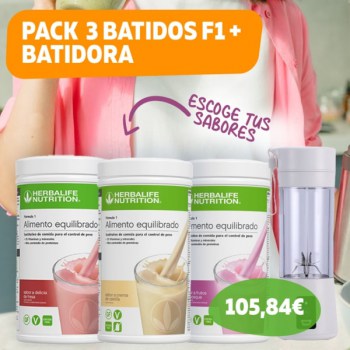 3 batidos Fórmula 1